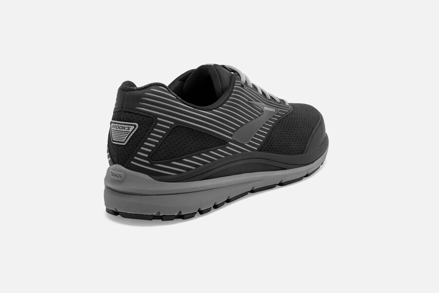 Brooks Running Shoes Mens Black - Addiction Walker Suede - 4951-SBMUQ